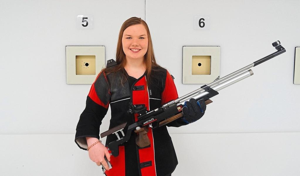 Erziehlte das Tages-Topresultat in der Gauliga: Katrin Thurner vom SV 1961 Edelshausen überzeugte mit 383 Ringen.